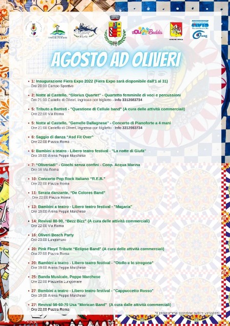 Eventi Estate Oliveri 22